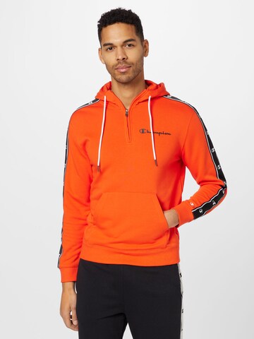 Champion Authentic Athletic Apparel Sweatshirt in Oranje: voorkant