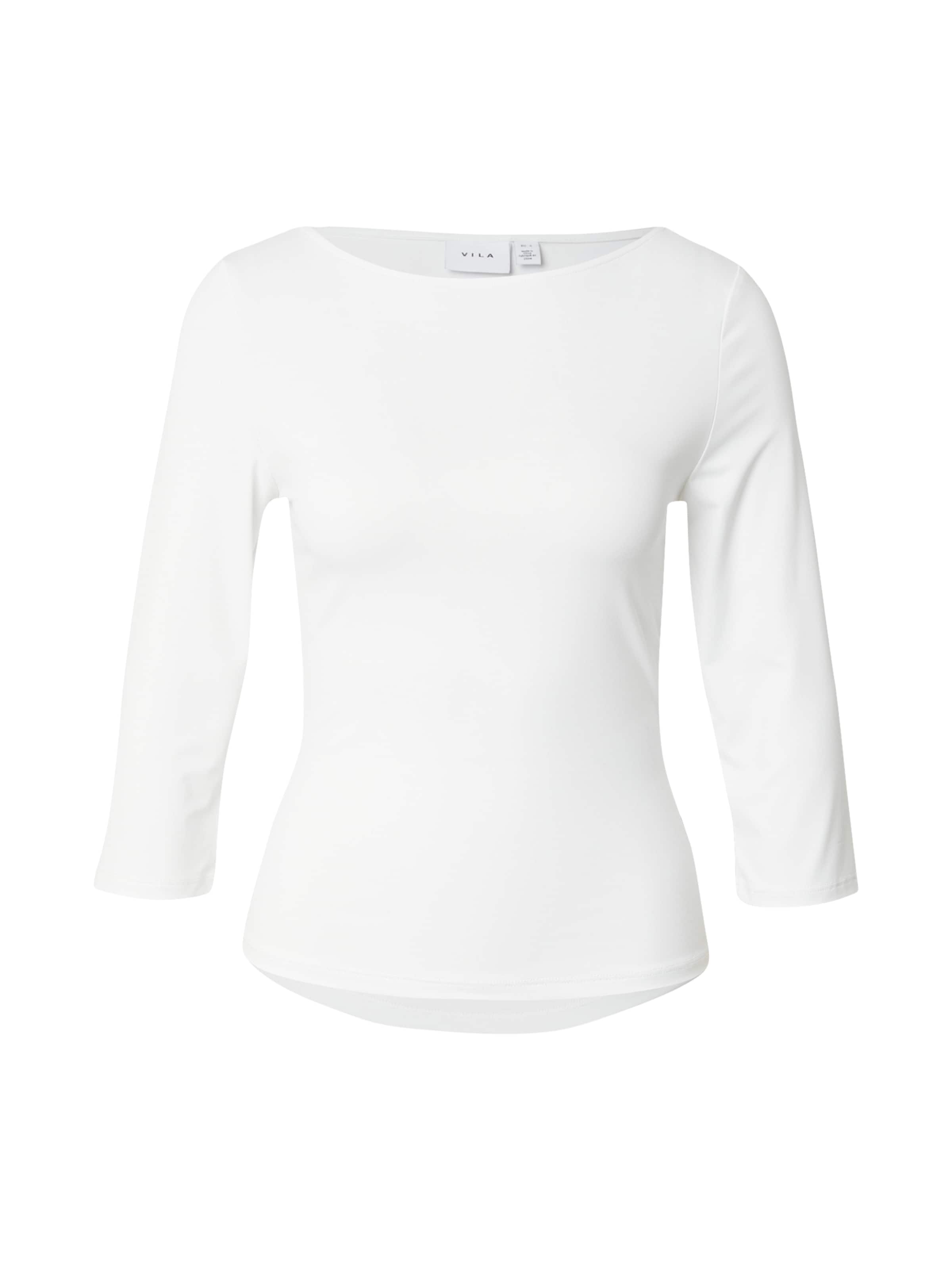 T-shirt 'VIKenza' VILA en blanc : devant