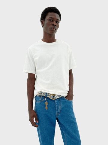 Thinking MU - Camiseta ' ZACH ' en blanco: frente