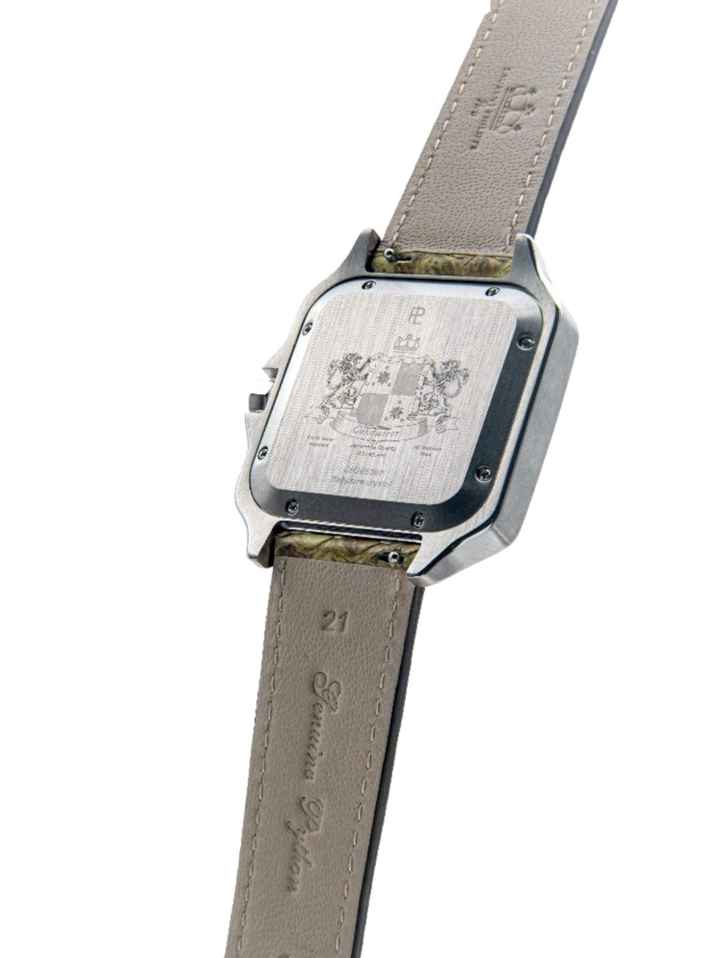 Laurent Philippe Analog watch 'Conqueror Emerald – Toxic Lizard' in Green