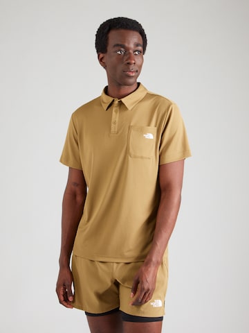 THE NORTH FACE Koszulka funkcyjna w kolorze brązowy: przód