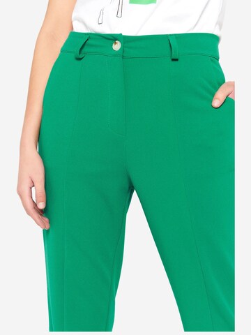 LolaLiza regular Παντελόνι με τσάκιση σε πράσινο