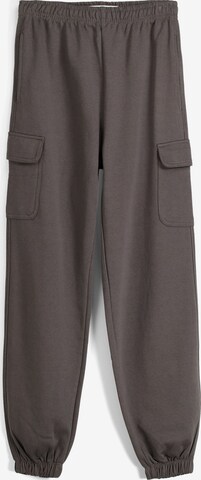 Effilé Pantalon Bershka en gris : devant