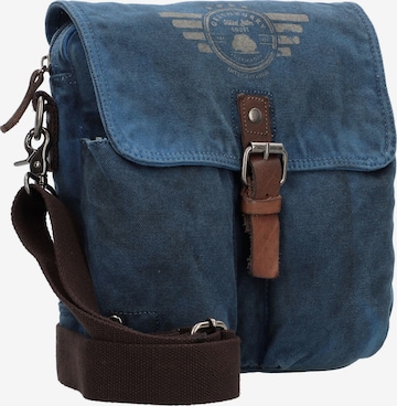 GREENBURRY Crossbody Bag 'Vintage Aviator' in Blue