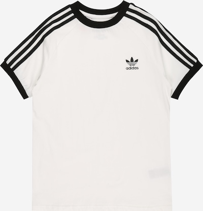 ADIDAS ORIGINALS T-Shirt 'Adicolor 3-Stripes' in schwarz / weiß, Produktansicht