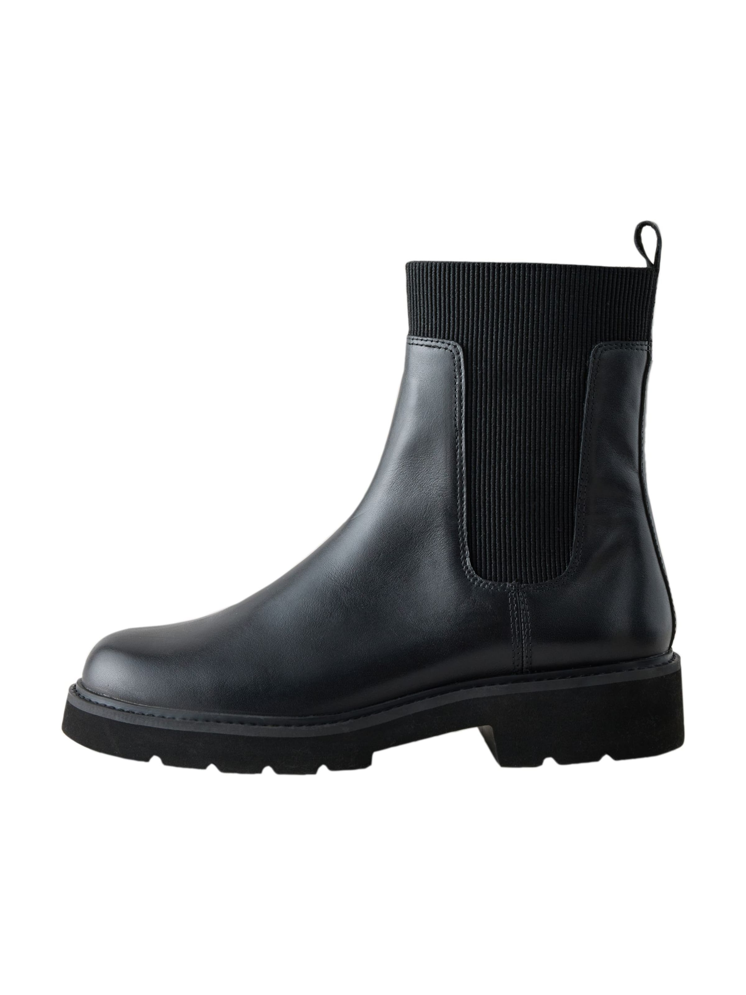 Next Chelsea Boots in Schwarz: Vorderseite