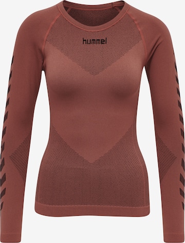 Hummel Funkcionalna majica | rdeča barva: sprednja stran
