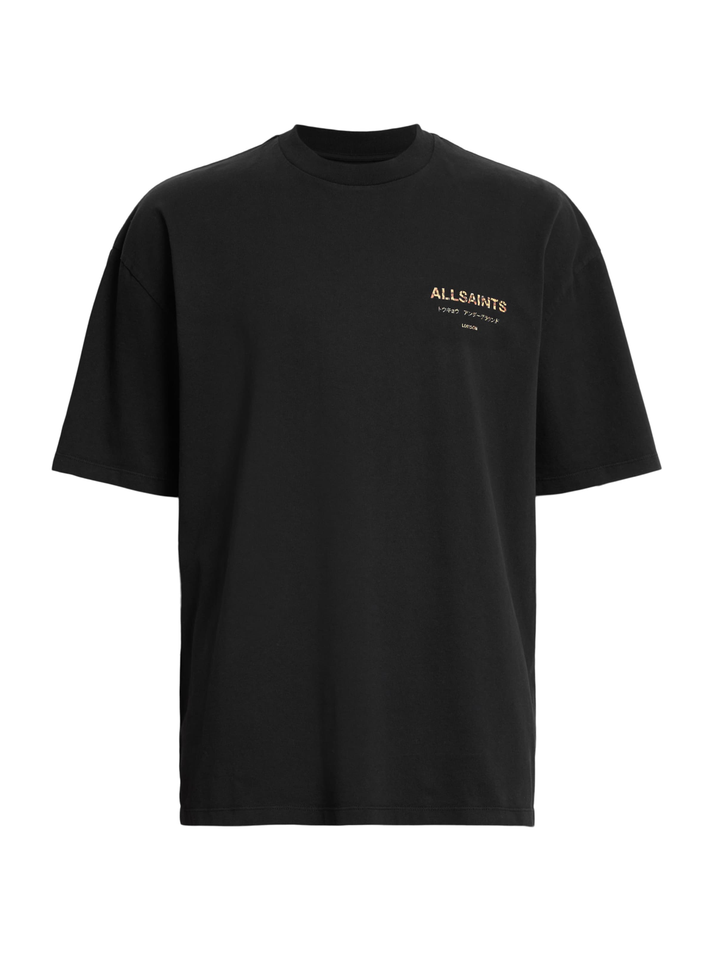 T-Shirt 'Underground' AllSaints en noir : devant