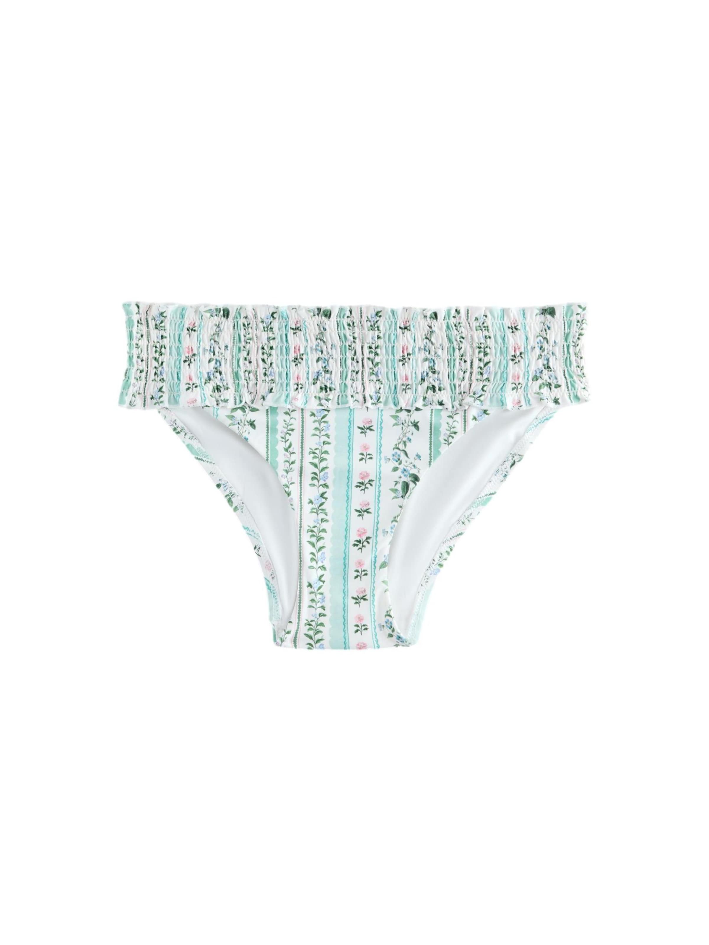 Next Bikini bottom in Turquoise / Rose / White, Item view