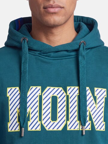 salzhaut Sweatshirt 'Heff-Moin' in Green: front