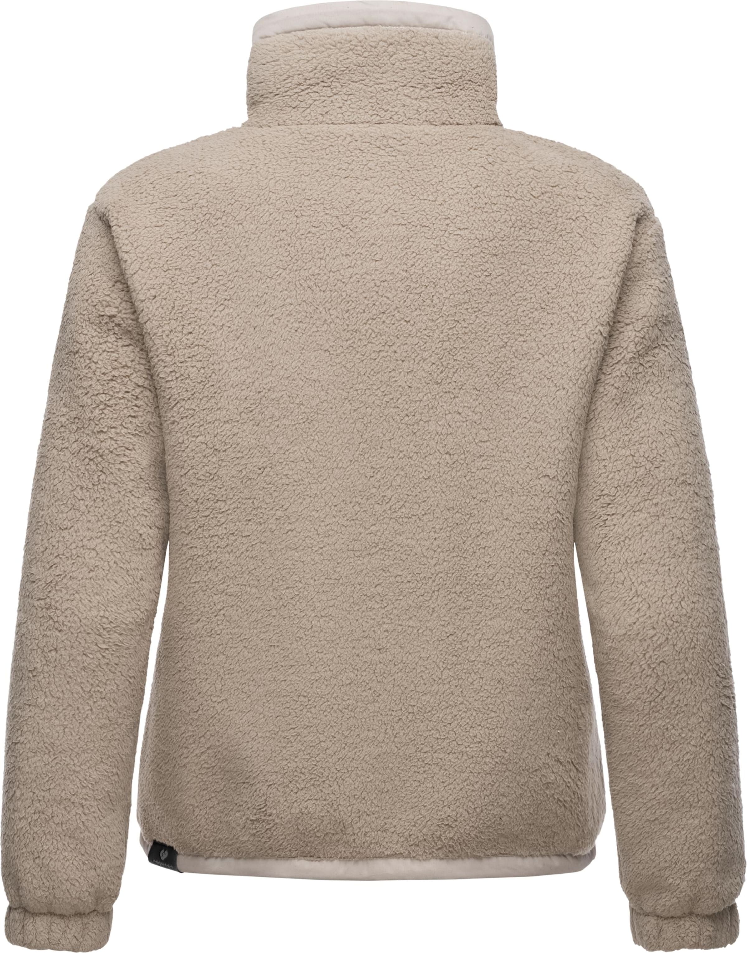 Ragwear Fleece jacket 'Nordicka' in Beige