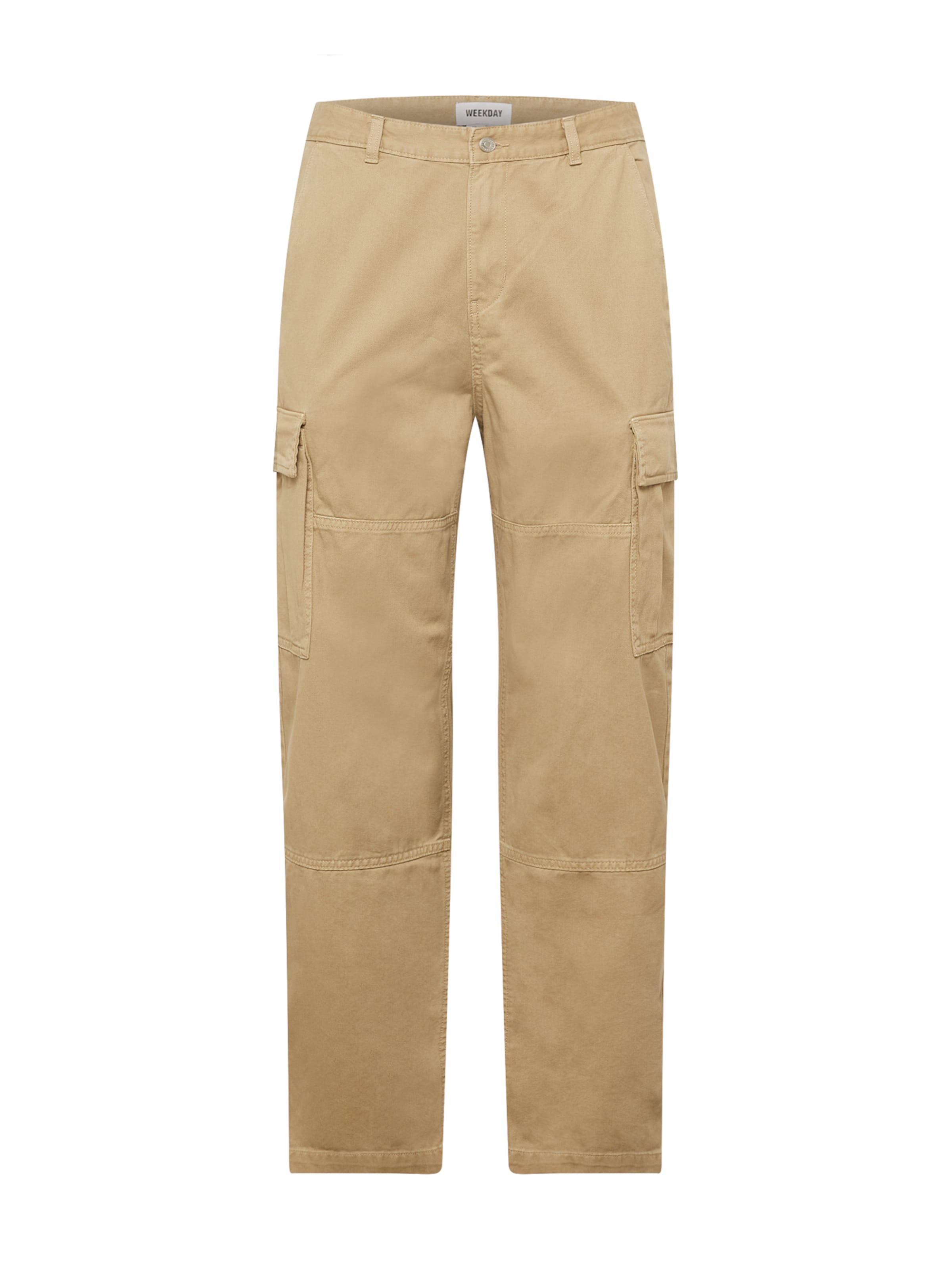 WEEKDAY Loosefit Hose 'Joel' in Beige: Vorderseite