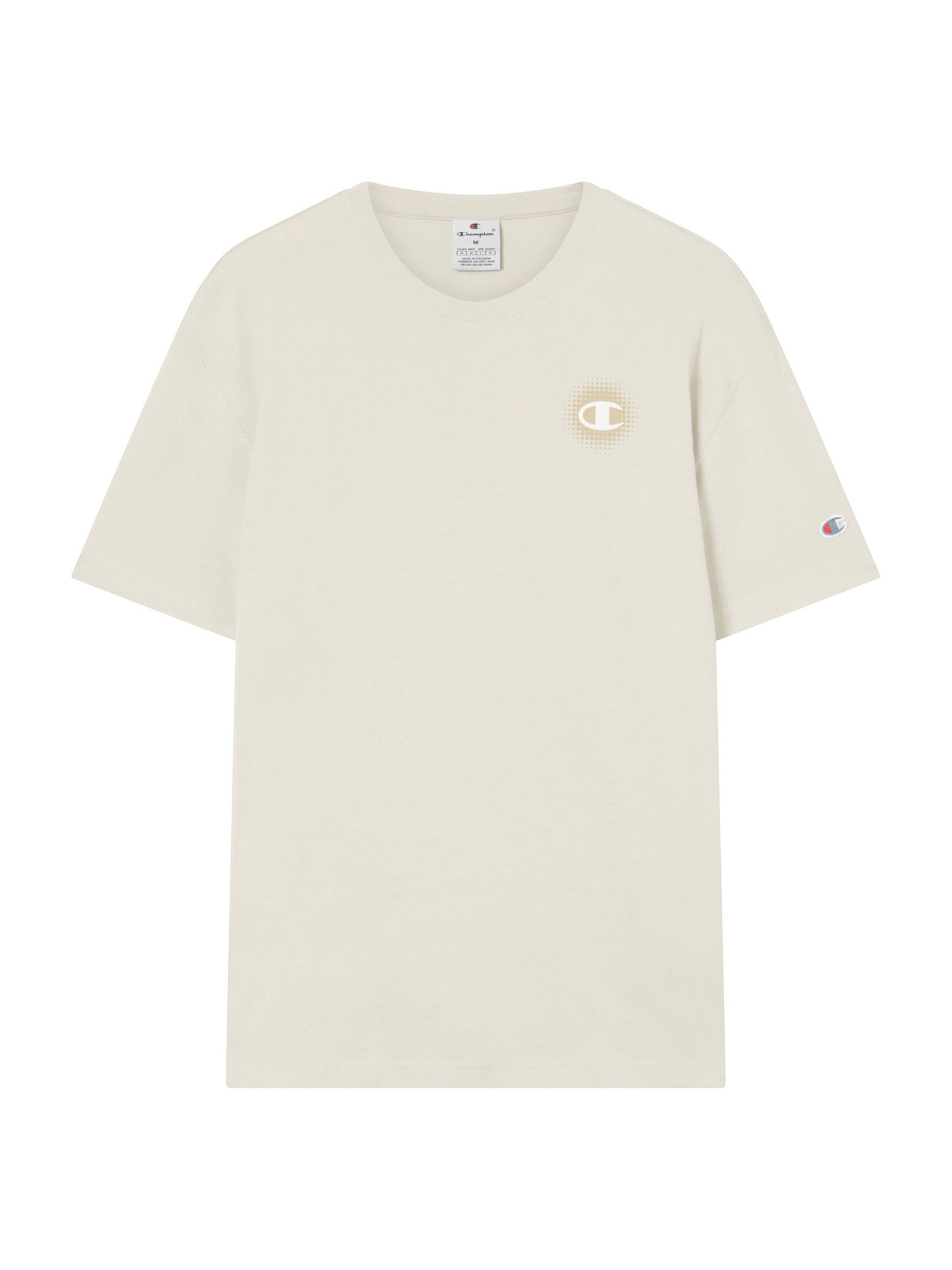 Champion Authentic Athletic Apparel Shirt in Beige / Dark beige / Orange / White, Item view