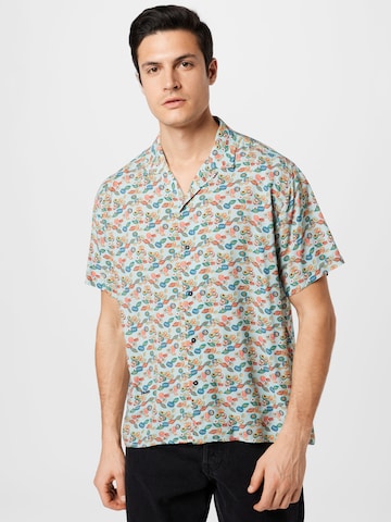 Brava Fabrics Regular fit Overhemd in Blauw: voorkant