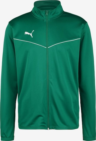 PUMA Training Jacket 'Teamrise' in Green: front