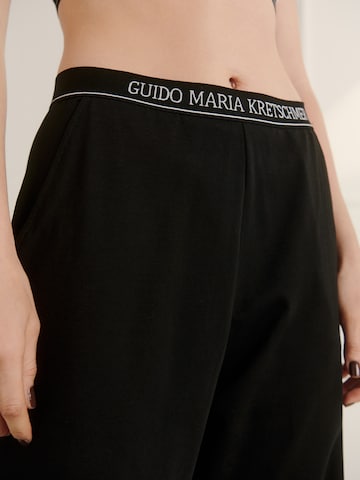 Guido Maria Kretschmer Women Spodnie od piżamy w kolorze czarny