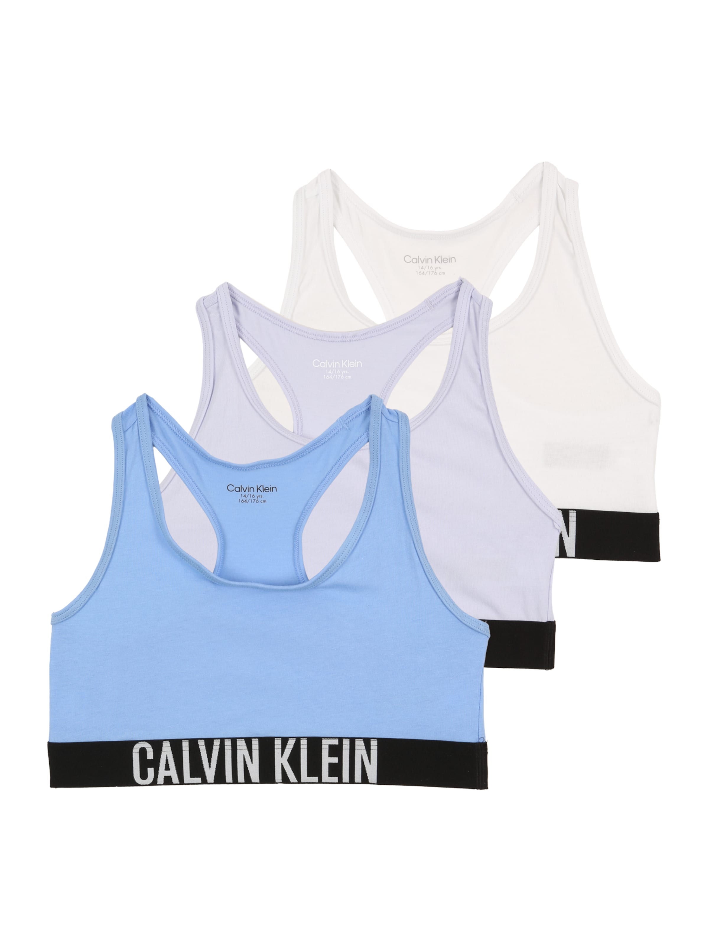 Calvin Klein Underwear Bygelfri Behå i blå: framsida