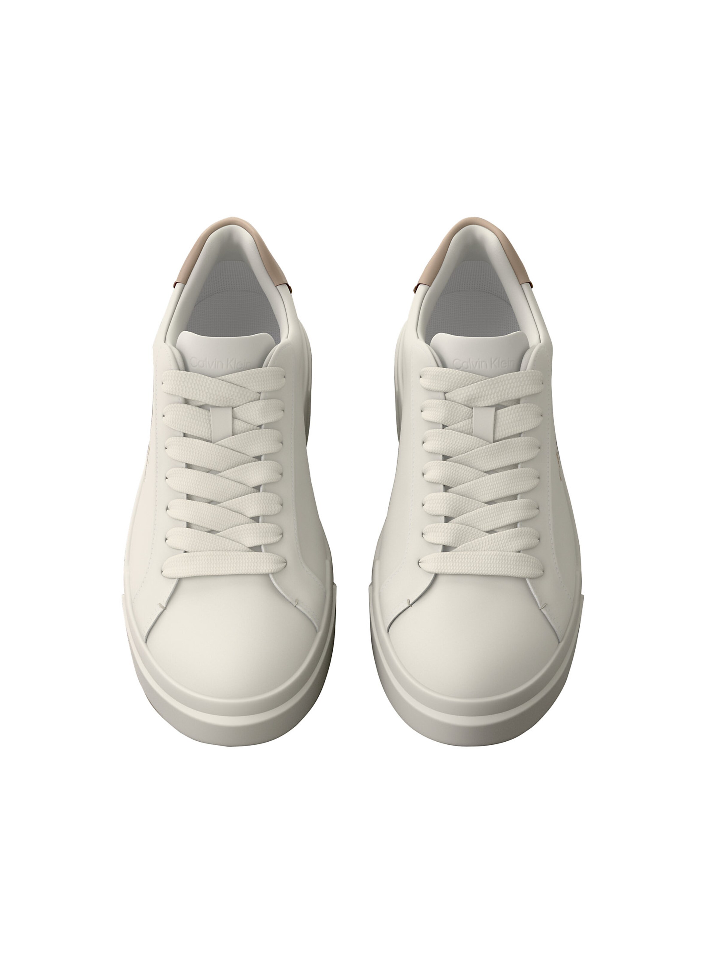 Calvin Klein Platform trainers in Beige