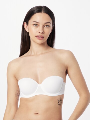 Lindex Balconette Bra 'Theresia' in White