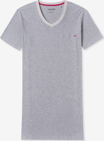 SCHIESSER Nightgown ' Casual Nightwear ' in Grey: front