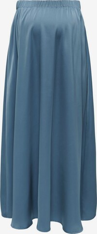 Only Maternity Rok in Blauw: voorkant