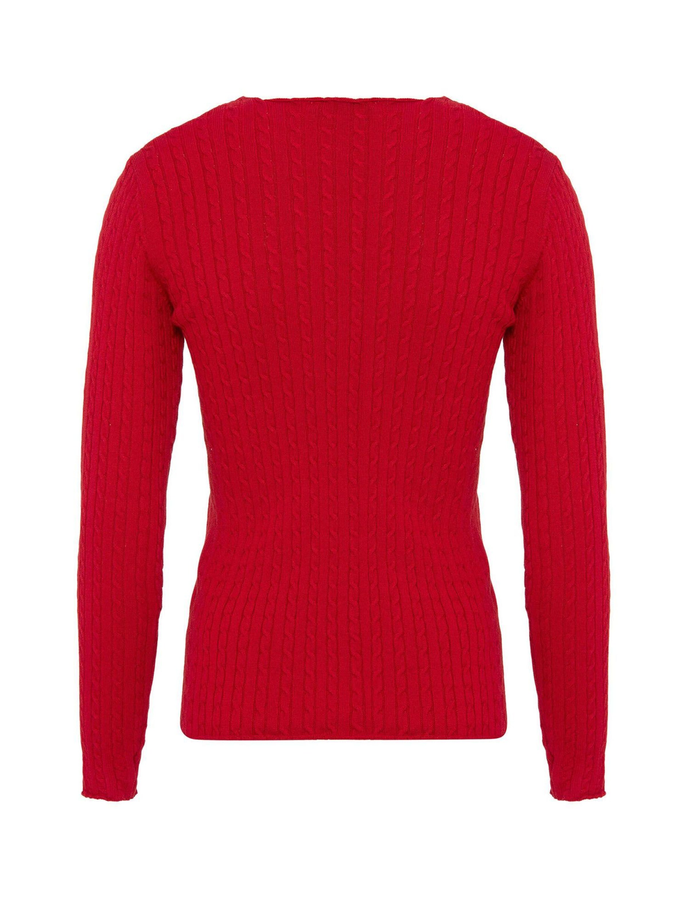 Jacey Quinn Pullover in Rot