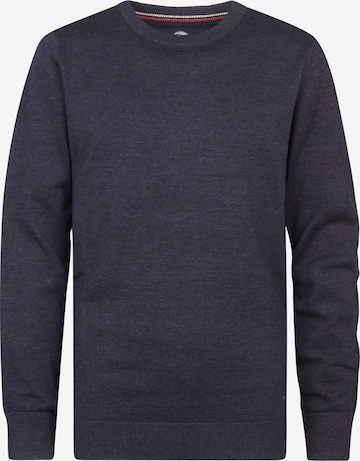 Petrol Industries Trui in Blauw: voorkant