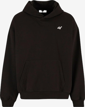 juoda DEF Megztinis be užsegimo: priekis