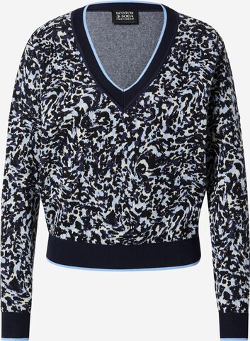 Pull-over SCOTCH & SODA en bleu : devant