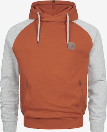 INDICODE JEANS Sweatshirt 'Rowland' in Oranje: voorkant