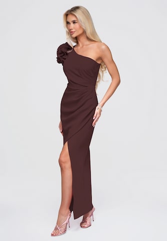 Ombre Evening dress in Brown