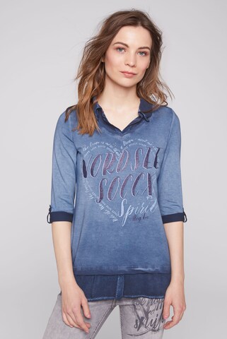 Soccx Shirt 'Meerliebe II' in Blauw: voorkant