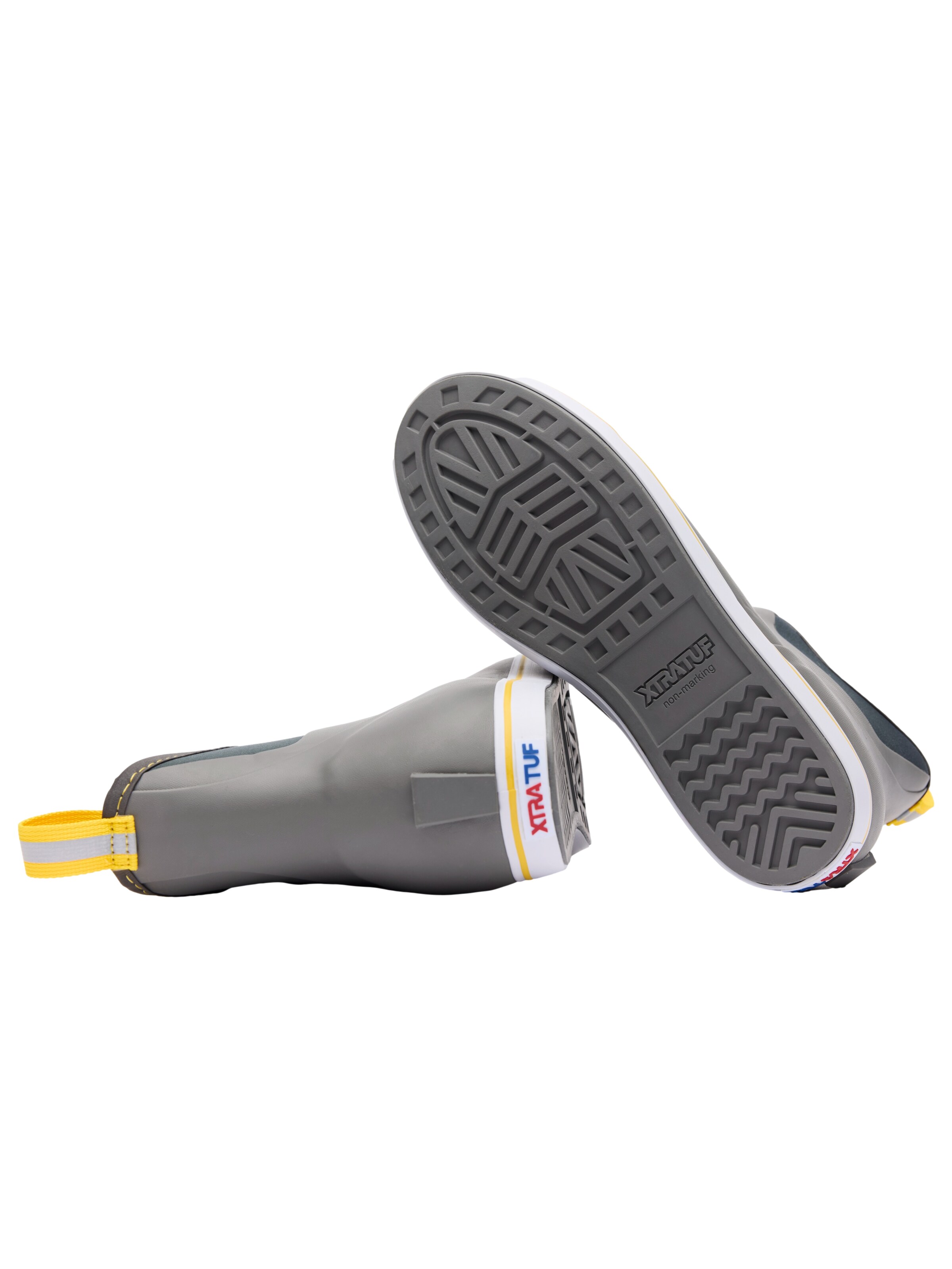 XtraTuf Rubber Boots 'Ankle Deck Boot' in Grey