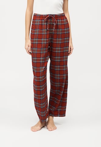 Pantaloncini da pigiama di Abercrombie & Fitch in rosso: frontale