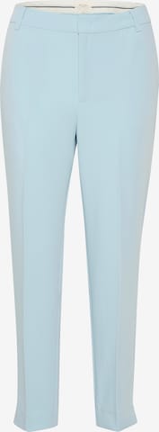 Part Two Pleated Pants 'Urbana' in Blue: front