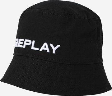 REPLAY Hut in Schwarz: predná strana