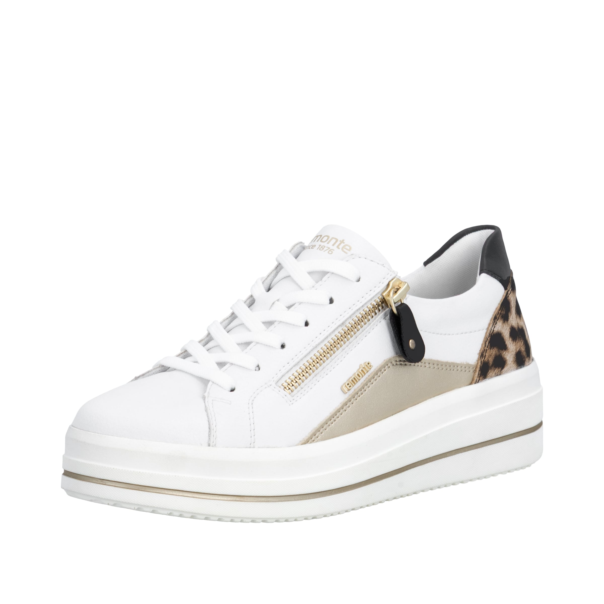 REMONTE Baskets basses en écru / noir / blanc, Vue avec produit