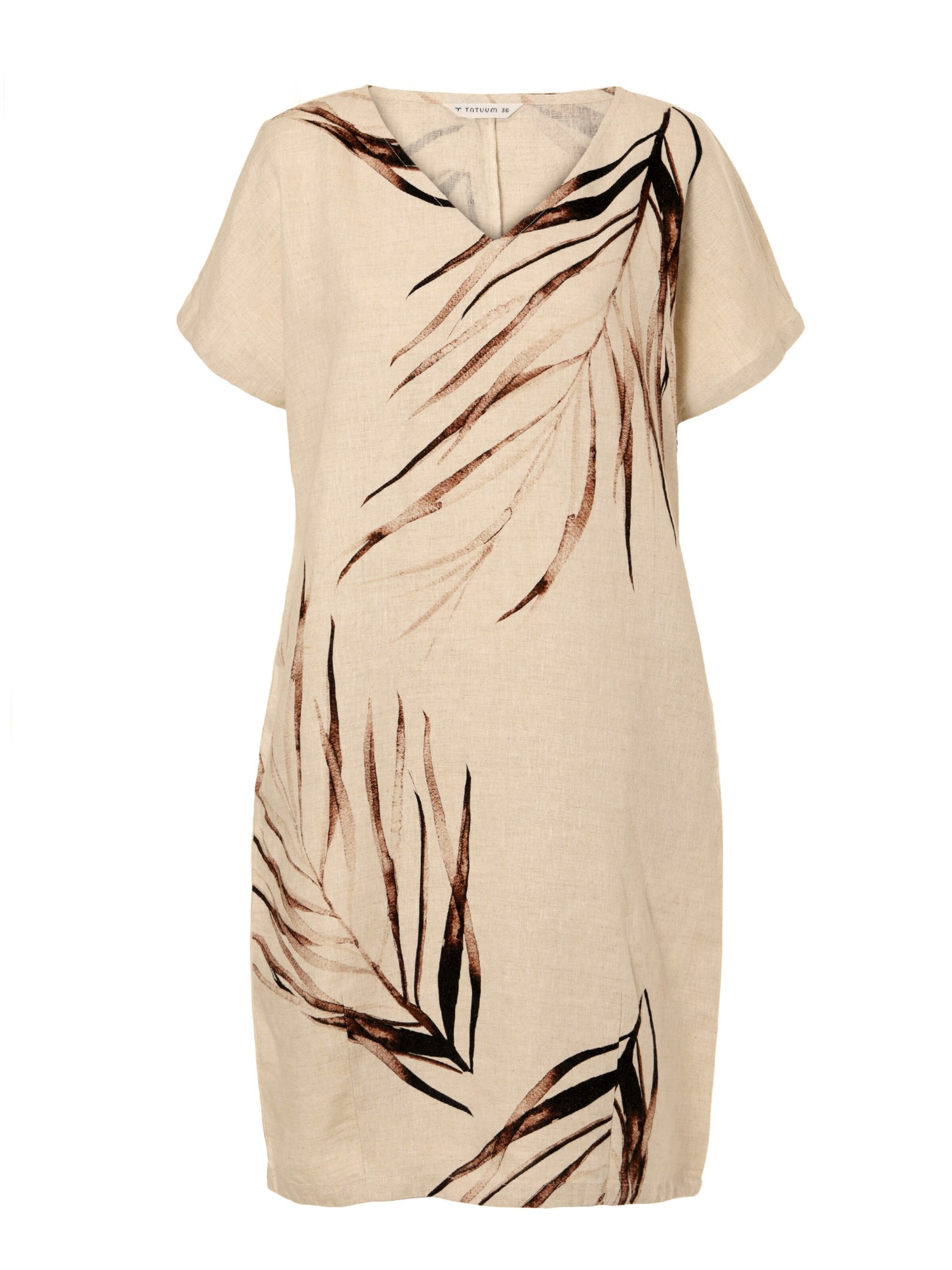 TATUUM Sukienka 'OWERTI' w kolorze beżowy: przód