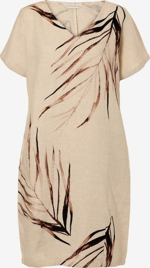 TATUUM Mekko 'Owerti' koossa 34 värissä beige / ruskea / tummanruskea, Tuotenäkymä