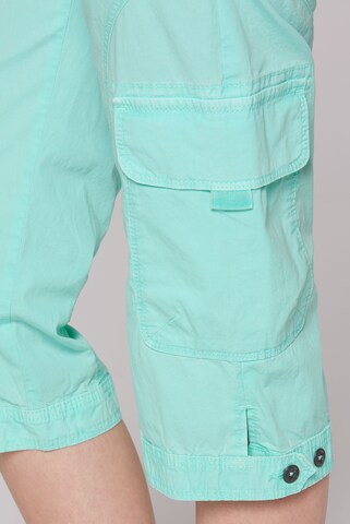 Soccx Regular Basic Skater-Shorts mit Beintaschen in Blau
