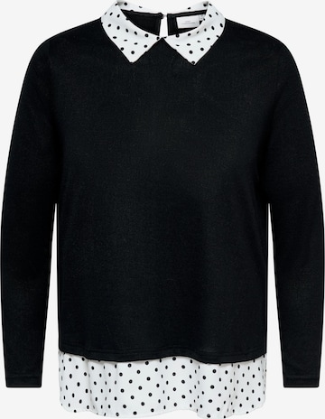 ONLY Carmakoma Top in Zwart: voorkant