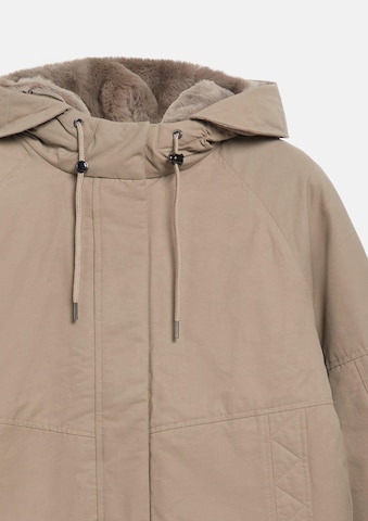s.Oliver Winter Jacket in Beige: front