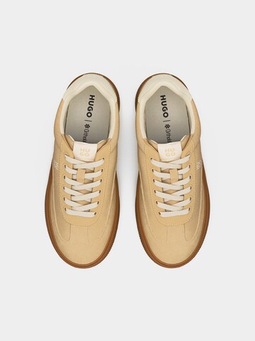 HUGO Sneakers laag 'Lyzz' in Beige