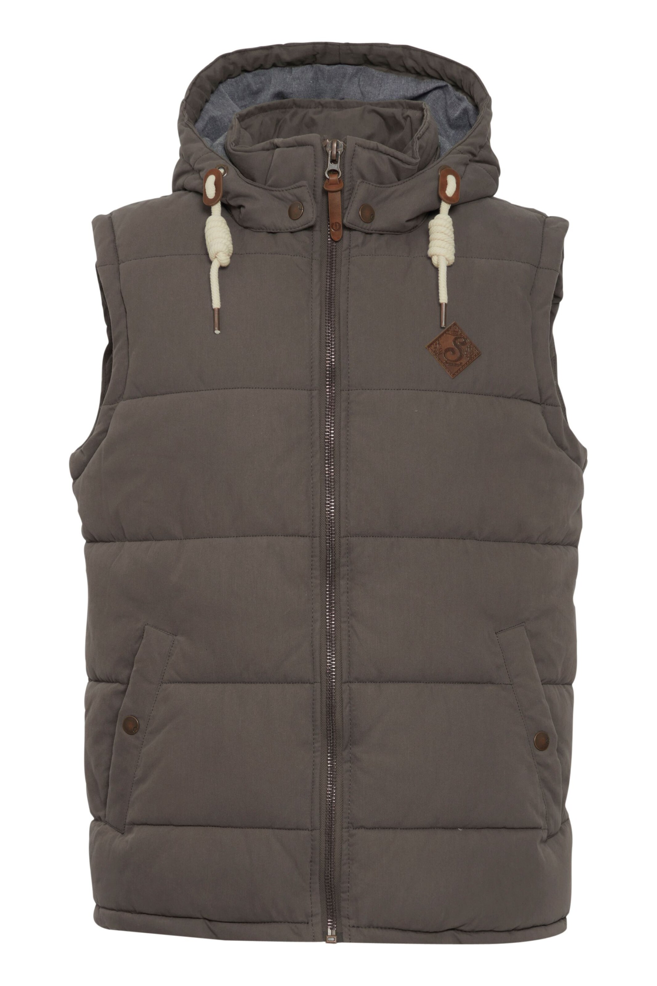 !Solid - Colete 'Dry' em cinzento: frente