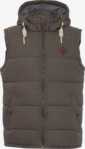 !Solid Vest 'Dry' in Grey: front