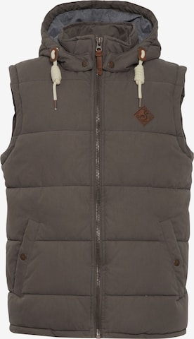 !Solid Vest 'Dry' in Grey: front