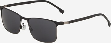 Lunettes de soleil BOSS en noir : devant