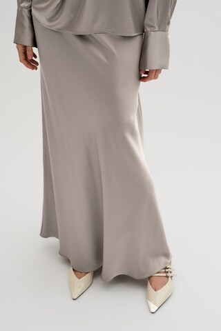 Jupe 'Thorun' KAREN BY SIMONSEN en gris : devant