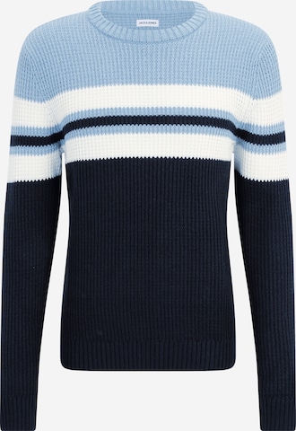 JACK & JONES Pullover 'JJSander' in Blau: Vorderseite