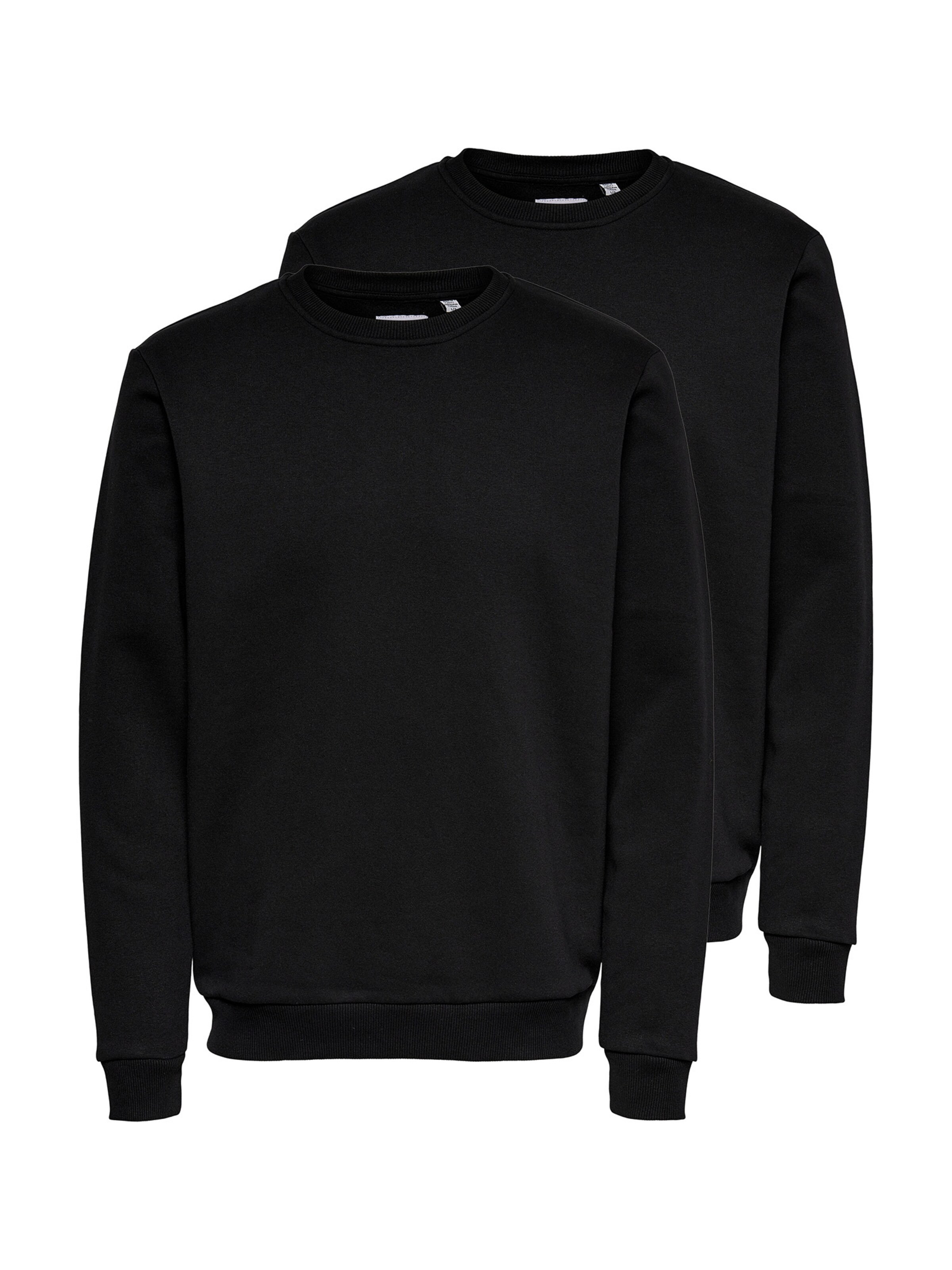 Only & Sons Sweatshirt 'Ceres' in Black: front